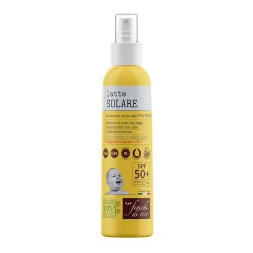 FIOCCHI DI RISO LATTE SOLARE BAMBINI 50+ 140 ML