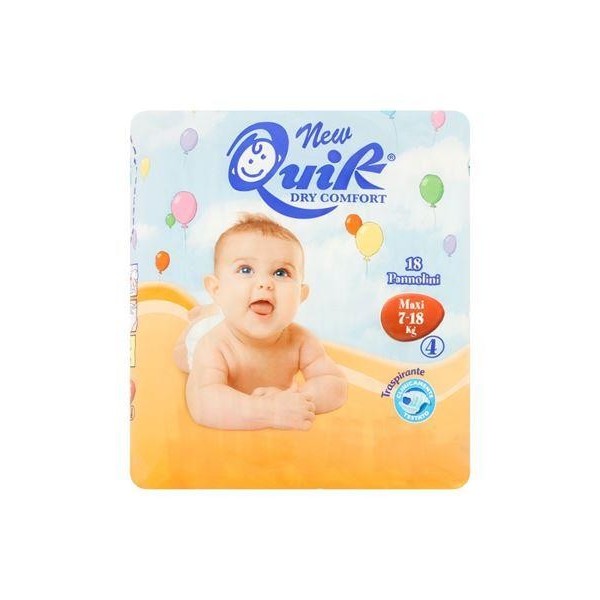 QUIK PANNOLINI MAXI 7/18 KG MISURA 4 