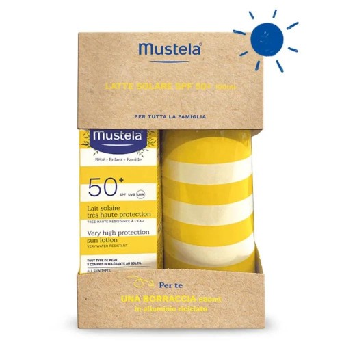 MUSTELA SOLARE 100ML+BORRACCIA