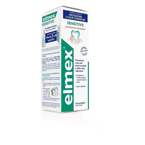 ELMEX SENSITIVE COLLUTORIO DENTI SENSIBILI E CARIE 400 ML