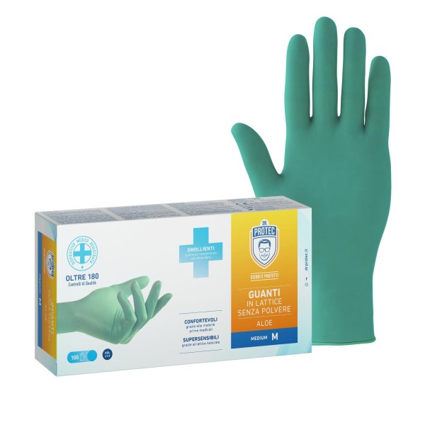 DR PROTEC GUANTI IN LATTICE SENZA POLVERE MISURA M