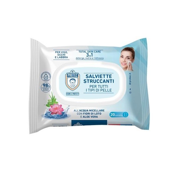 DR PROTEC SALVIETTINE STRUCCANTI 20 PZ