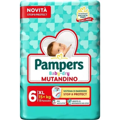PAMPERS BABYDRY MUTANDINA XL SMALL PACK 13 PZ