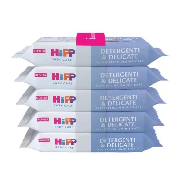HIPP SALVIETTINE DET&DEL 5X48P