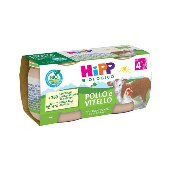 HIPP BIO OMOG POLLO VITEL2X80G